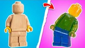 Я создал минифигурку ЛЕГО, которую можно съесть