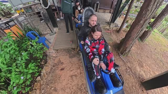 Вьетнам. Далат. Электросани.