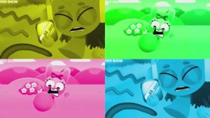 Спранки Пинки и Coffin Dance: 🎀💀 Incredibox Sprunki в Tiles Hop | 4 Цвета