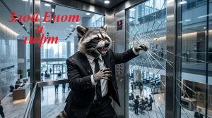 Злой Енот и лифт. #ЗлойЕнот #СтудияЗлогоЕнота #ЕнотНегодует #МнениеЗлогоЕнота #ЕнотГоворит