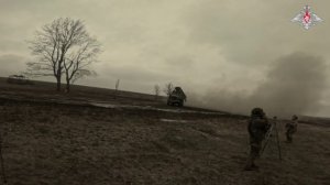 Боевая работа расчетов РСЗО «Град»