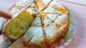 Лучшее ТЕСТО на СМЕТАНЕ для пышной ШАРЛОТКИ с  ФРУКТАМИ.