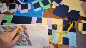 Покрывало. Сшила первую полосу. Мне нравится🤔