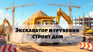 Развивающие мультики для детей про экскаватор / детские мультики про машинки / песенки малышам /