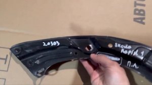 Передняя левая панель Шкода рапид кронштейн крепление фары skoda rapid 1 20303