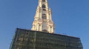 Звон колокола первенца в Великий Пост Троице-Сергиевой Лавре.