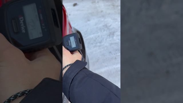 Тойота Камри замер лкп