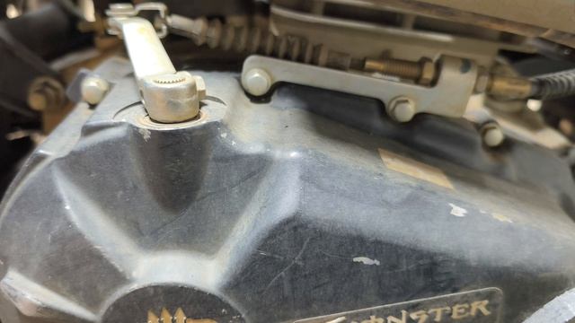 меняем ручку неломайку  сцепления на эндуро питбайк