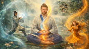 Практика  управления внутренней энергией восходящего и нисходящего потоков.