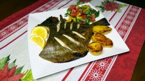 Камбала в соусе Терияки запеченная в  духовке