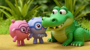 Малышарики и крокодил