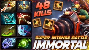 Gyrocopter 48 Frags Super Intense Battle — профессиональный геймплей в Dota 2 [Смотри и учись]