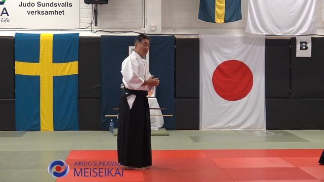 20.Aikido Shomen Uchi Kokyo Nage, Shishiya Sensei Sundsvall 2016