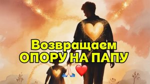 ОПОРА НА ОТЦА. ПРАКТИКА