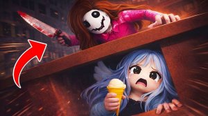 Я ВЫЖИЛА ЦЕЛУЮ НОЧЬ В МАГАЗИНЕ МОРОЖЕНОГО В РОБЛОКС!