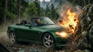 BeamNG Drive - Эпичные высокоскоростные прыжки на автомобилях