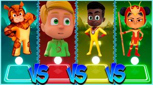 Герои в масках Coffin Dance в Tiles Hop lvl 10 - Мультик PJ Masks