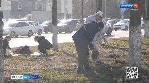В Белгороде прошел первый субботник