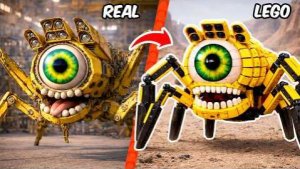 ЛЕГО Создаем существ с ГИГАНТСКИМИ ГЛАЗАМИ из конструктора LEGO