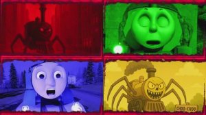 Паук Паровоз Томас — Самая Эпичная Трансформация! 🚂 Плитки Хоп Музыкальная Битва