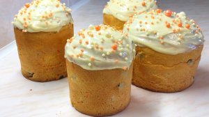 Пасхальные куличи на желтках.