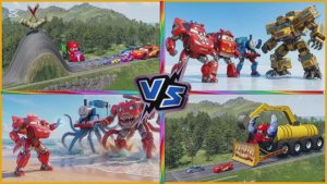 МОЛНИЯ МАККУИН против АРМИИ РОБОТОВ! 🏎️🆚🤖 Сможет ли он выжить? | Эпическая битва машин