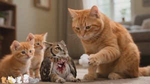 😻 Самая милая кошачья семья УСЫНОВЛЯЕТ Лесного котенка! Их повседневная жизнь - СПЛОШНАЯ РАДОСТЬ! ✨