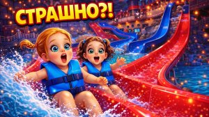 😱 Страшные горки в Rulantica! Девочки катаются в аквапарке Europa-Park (Германия)