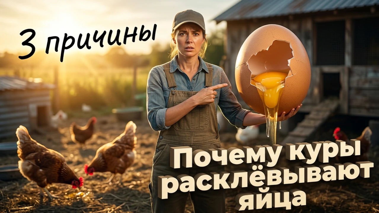 Три причины почему куры расклёвывают яйца