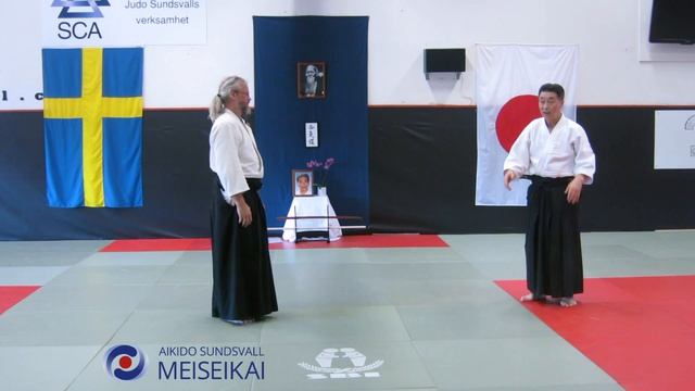 9.Aikido Ai Hanmi Do Barai Kokyonage, Shishiya Sensei Sundsvall 2012