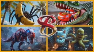 БИТВА МОНСТРОВ 💥 Безумные Сражения 🆚 Плитки Хоп Музыкальный Хаос