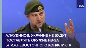 Украине не будут поставлять оружие из-за конфликта на Ближнем Востоке, заявил Алаудинов