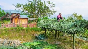 Строю курятник. Возвожу колонны и кровлю. Серия 30. Хуан Ли