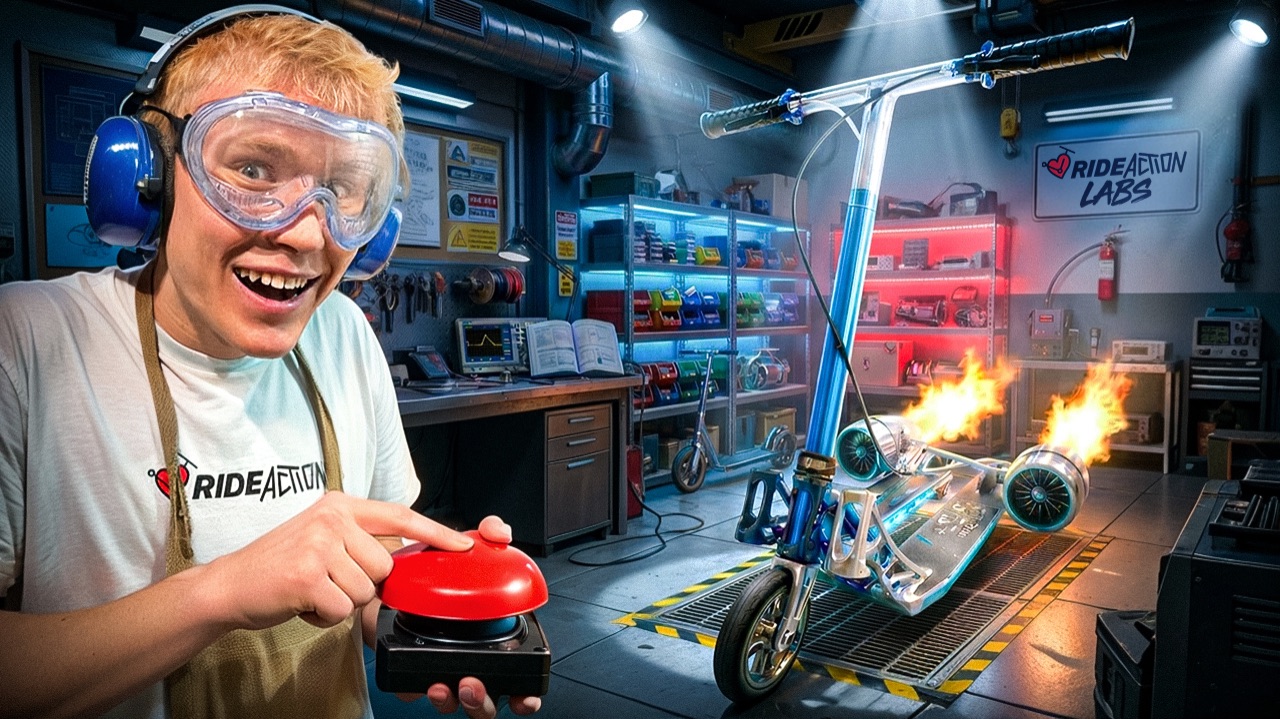 БЕЗУМНЫЙ САМОКАТ ИЗ 3 ДЕК ОН ВЫДЕРЖИТ ?