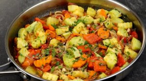 Как приготовить Идеальное Овощное РагуСоте из кабачков За 20 Минут