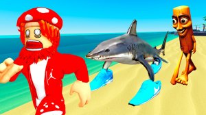 🤯БЕШЕНЫЕ ПРЯТКИ С ИТАЛЬЯНСКИМИ МЕМАМИ🦈! ROBLOX (Роблокс)