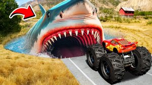 СМОЖЕТ ЛИ ЛАМБА ПРОЕХАТЬ МЕГАЛОДОНА В ГТА 5! ЭКСПЕРИМЕНТ ОБЗОР МОДА GTA 5 ОНЛАЙН МОДЫ