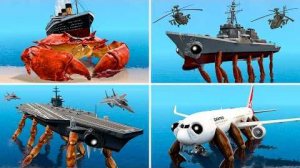 Я нашёл совершенно новую команду морских чудовищ «Крабтаник» в Garry's Mod!