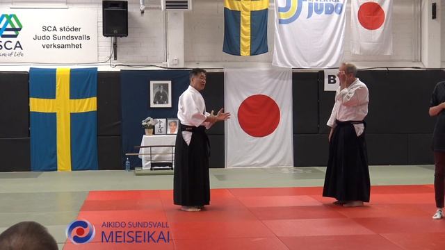 17.Aikido Ryotedori Shihonage, Shishiya Sensei Sundsvall 2016