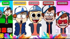 ИГРЫ СПРУНКИ DIPPER PINES В МОЕМ SPRUNKI OC 🎮 ФАЗЫ 1-3, АНИМАЦИЯ И ИГРА | SPRUNKI NIGHTMARES