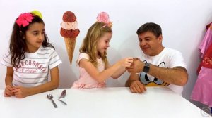 Настя и весёлые шутки с папой