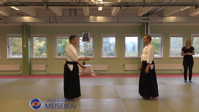 16.Aikido Shomen Uchi Ikkyo Omote, Shishiya Sensei Malmö 2018