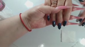 маникюр спустя два месяца. где топ? где блеск?