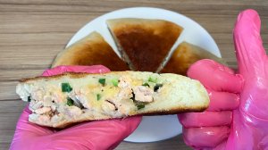 Простой и вкусный рецепт рыбного пирога с сыром