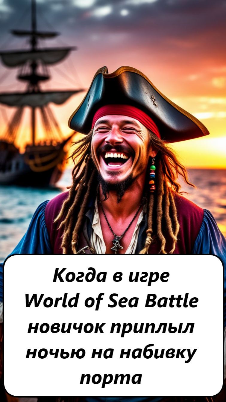 World of Sea Battle Когда новичок приплыл на набивку порта ночью...