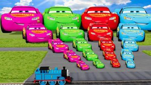 Мультики про машинки для детей. Краш тесты ярких машинок и паровозика. Мультики машинки малышам