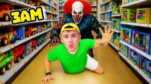 НОЧЬ ВТОРЖЕНИЯ В МАГАЗИН ИГРУШЕК! ИГРУШКИ ОЖИЛИ