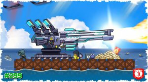 КОРАБЛИ С РЕЛЬСОТРОНАМИ! УГАРНЫЙ МОРСКОЙ БОЙ 4 НА 5 В FORTS!!! #299