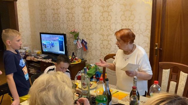 Тост от прабабушки Вали Денису (12 лет)