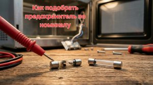 Как подобрать предохранитель для микроволновки